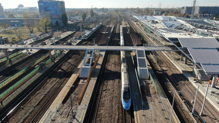 Warszawa Zachodnia, linia średnicowa, warszawska linia średnicowa, przebudowa peronu, Budimex