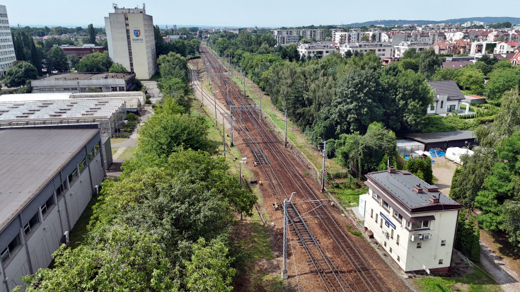 podpisanie umowy, nowa infrastruktura, widok z lotu ptaka, Kraków Kościelniki, nowe SRK