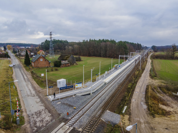 LK59, nowa infrastruktura pasażerska, nowy peron, Mierzęcin