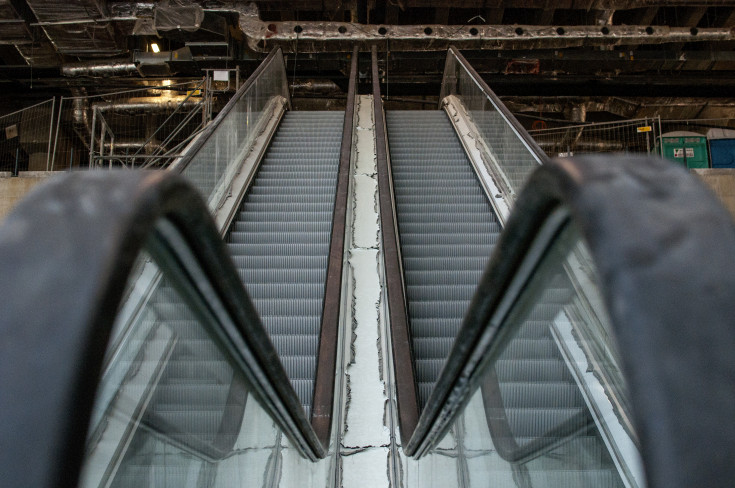 peron, tunel średnicowy, Łódź, tunel, pociąg, Łódź Fabryczna, tor