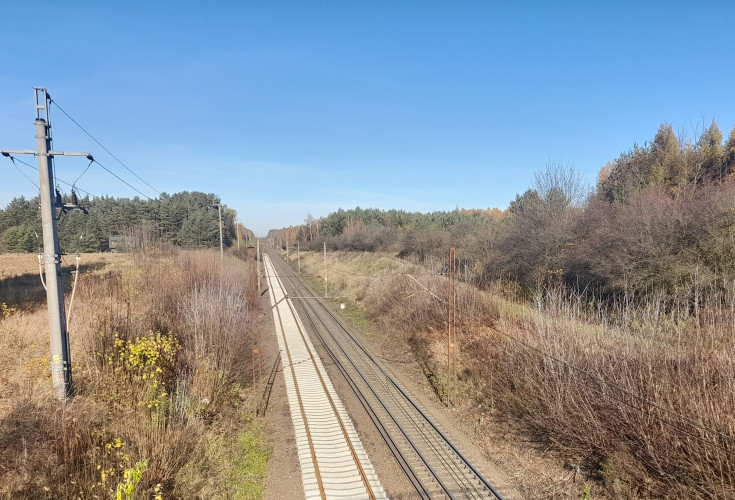LK131, przewóz towarów, prace na linii, Zduńska Wola Poddębice, nowa szyna, nowy podkład