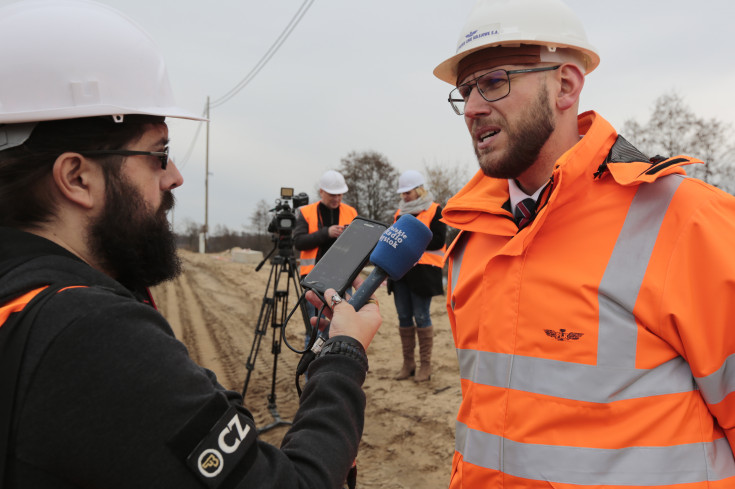 E75, Rail Baltica, CEF, Małkinia, briefing prasowy