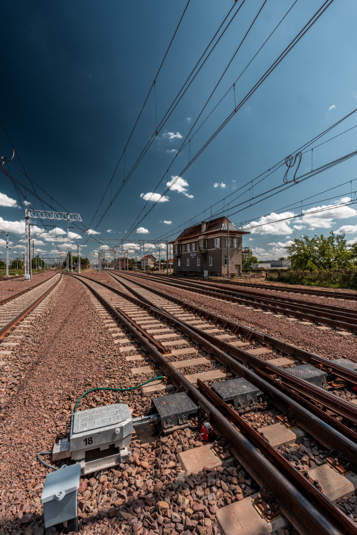 Korsze, tor, rozjazd, LK38, KPO, inwestycje w realizacji, głowica rozjazdowa