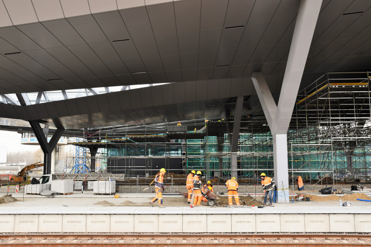 stacja, Warszawa Zachodnia, linia średnicowa, warszawska linia średnicowa, przebudowa peronu, Budimex