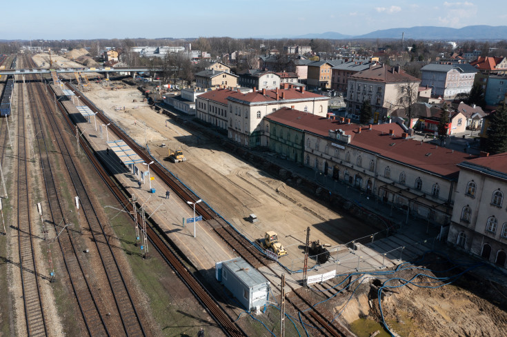 CEF, śląskie, modernizacja stacji, maszyna, Czechowice-Dziedzice, nowy  most, Zabrzeg, Goczałkowice-Zdrój