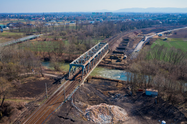 modernizacja, E30, E65, most kolejowy, most nad Wisłą, nowa infrastruktura pasażerska, nowy tor, Czechowice-Dziedzice