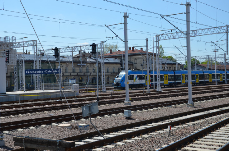 stacja, nowa infrastruktura, Czechowice-Dziedzice, pociąg pasażerski