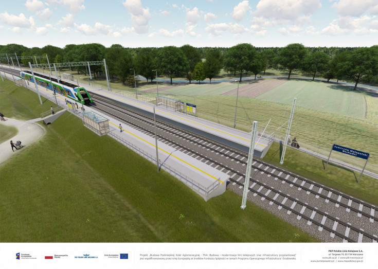 modernizacja, POIiŚ 2014-2020, Rzeszów, Podkarpacie, wizualizacja, inwestycja, aglomeracja rzeszowska, nowy peron