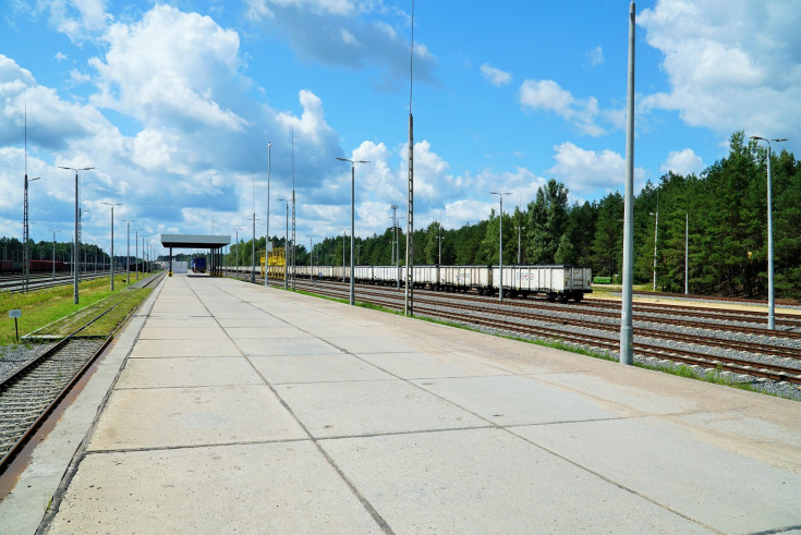 przewóz towarów, Siemianówka, rampa, nowa infrastruktura, szeroki tor