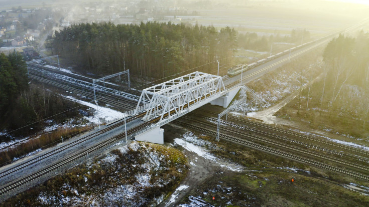 POIiŚ 2014-2020, Toszek Północ, Rudziniec Gliwicki, Paczyna, nowy wiadukt kolejowy