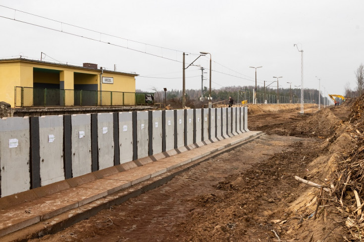 sieć trakcyjna, podkłady, LK8, tłuczeń, Sułkowice, Krężel, Michalczewo