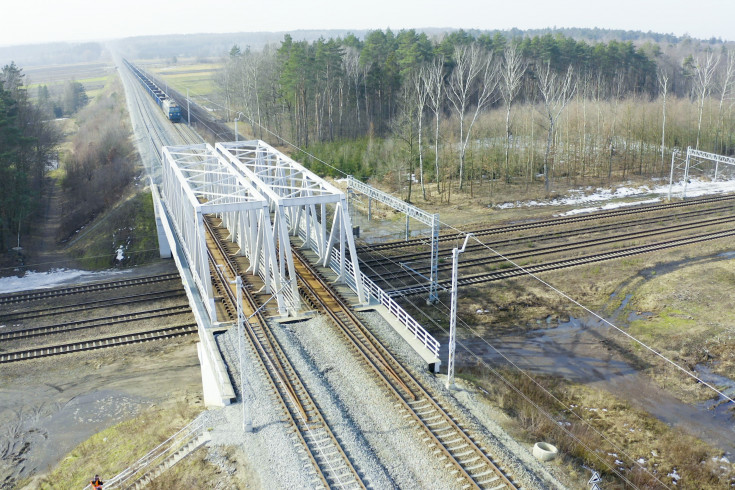 POIiŚ 2014-2020, Toszek Północ, Rudziniec Gliwicki, Paczyna, nowy wiadukt kolejowy