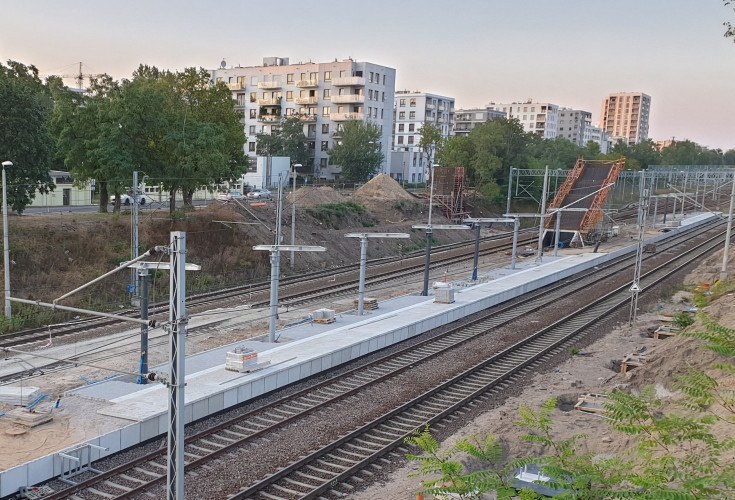 warszawska linia obwodowa, Warszawa Powązki, nowy przystanek, nowa infrastruktura pasażerska, nowy tor