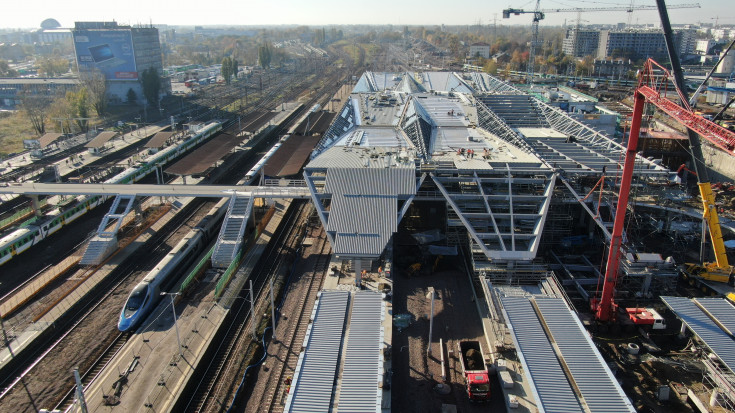 Warszawa Zachodnia, linia średnicowa, warszawska linia średnicowa, przebudowa peronu, Budimex