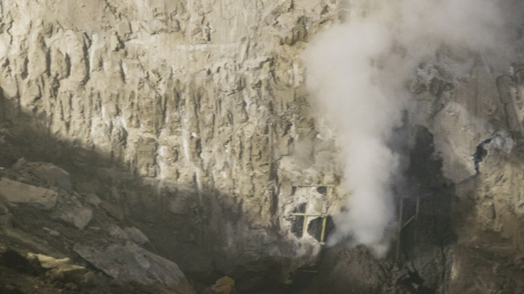 TBM, budowa tunelu, drążenie tunelu kolejowego, Łódź Polesie