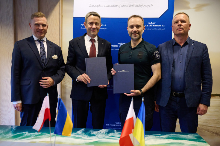 współpraca międzynarodowa, Wyborski Piotr, Kaczorek Maciej, umowa ramowa, Ukrzaliznytsia, połączenie kolejowe