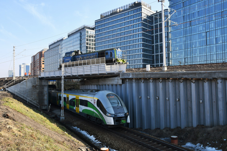 warszawska linia średnicowa, Warszawa Główna, próba obciążeniowa