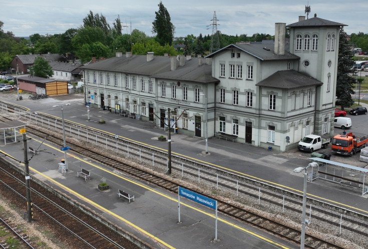 Tomaszów Mazowiecki, nowa infrastruktura, prace na stacji kolejowej, nowy peron