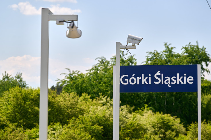 informacja pasażerska, śląskie, Górki Śląskie, tablica, KPO, nowe urządzenie, CSDIP