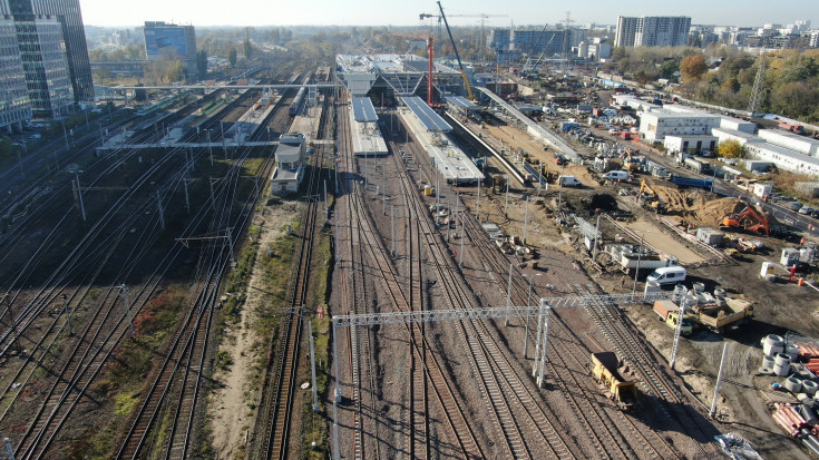 Warszawa Zachodnia, linia średnicowa, warszawska linia średnicowa, przebudowa peronu, Budimex