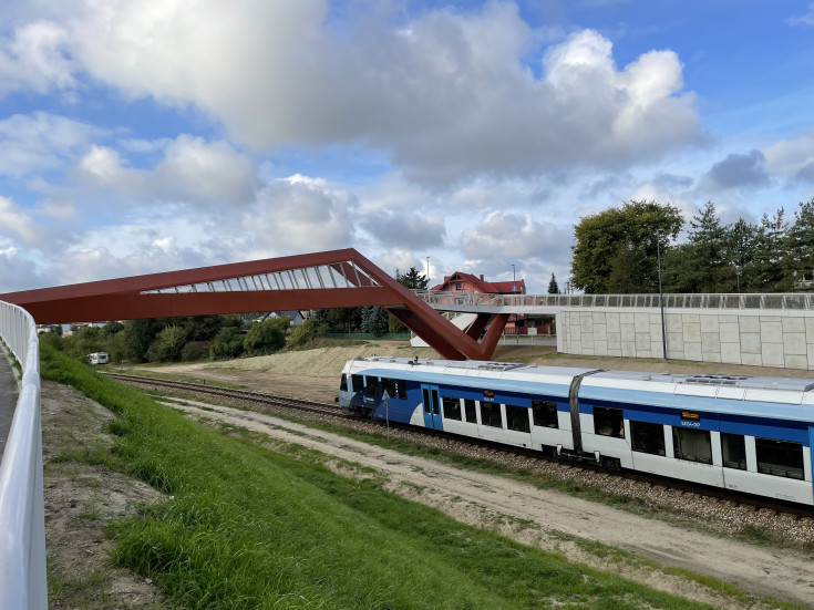 kładka, Lubartów, nowa infrastruktura, pociąg pasażerski