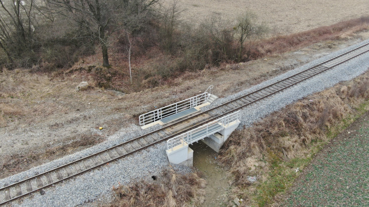 przepust, LK285, nowa infrastruktura, przystanek, powrót pociagów, Sobótka Zachodnia