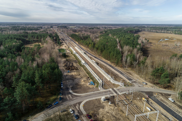 E75, Rail Baltica, CEF, pociąg, tor, Prostyń, przystanek