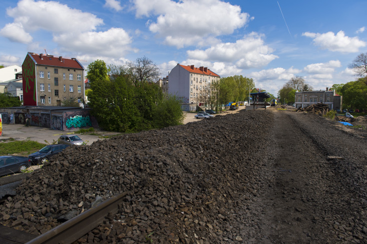 modernizacja, POIiŚ 2014-2020, Program Operacyjny Infrastruktura i Środowisko, Gorzów Wielkopolski Wschodni, nowy przystanek, nasyp, przystanek, inwestycja