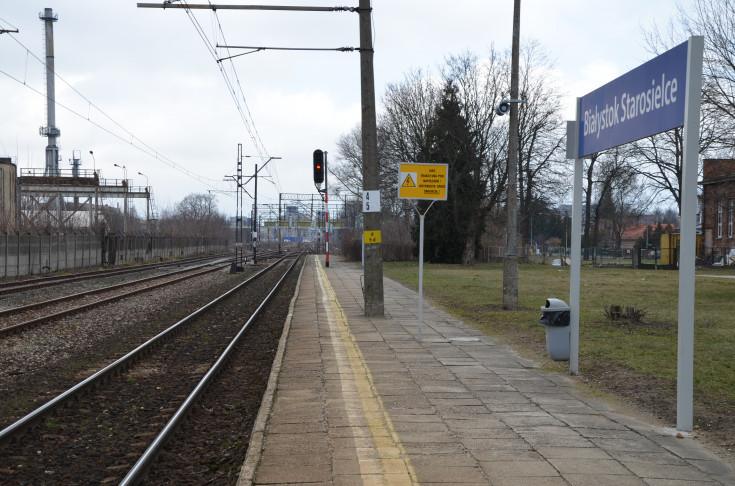 peron, E75, Rail Baltica, stacja, Białystok Starosielce