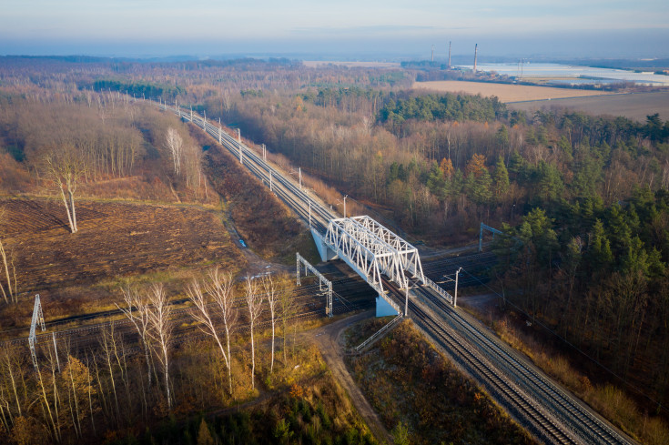 POIiŚ 2014-2020, Toszek Północ, Rudziniec Gliwicki, Paczyna, nowy wiadukt kolejowy