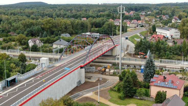 Jaworzno Ciężkowice, nowa infrastruktura, nowy wiadukt drogowy