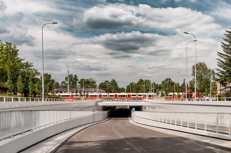 Sulejówek, nowy tunel, nowa infrastruktura, pociąg osobowy