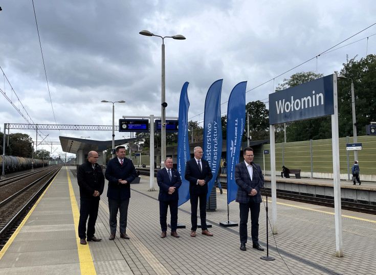 Wołomin, Merchel Ireneusz, briefing prasowy, Bittel Andrzej