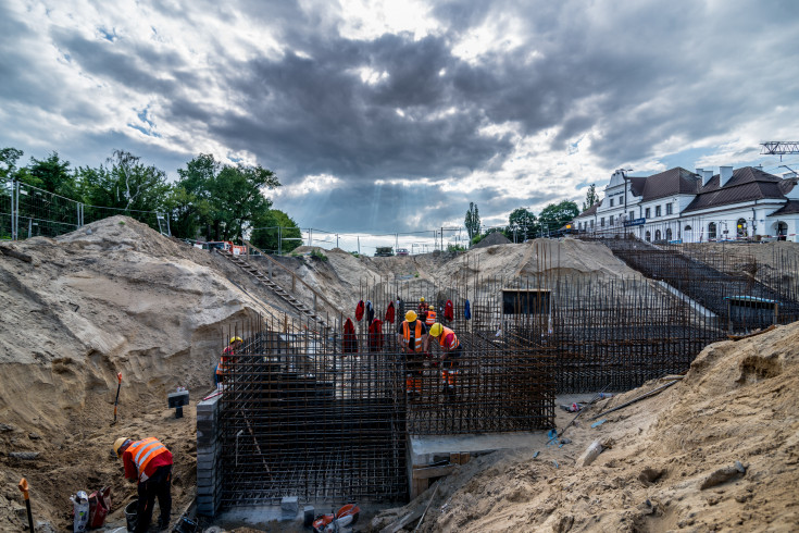 peron, modernizacja, przejście podziemne, stacja, CEF, Łącząc Europę, E20, Biała Podlaska, inwestycja