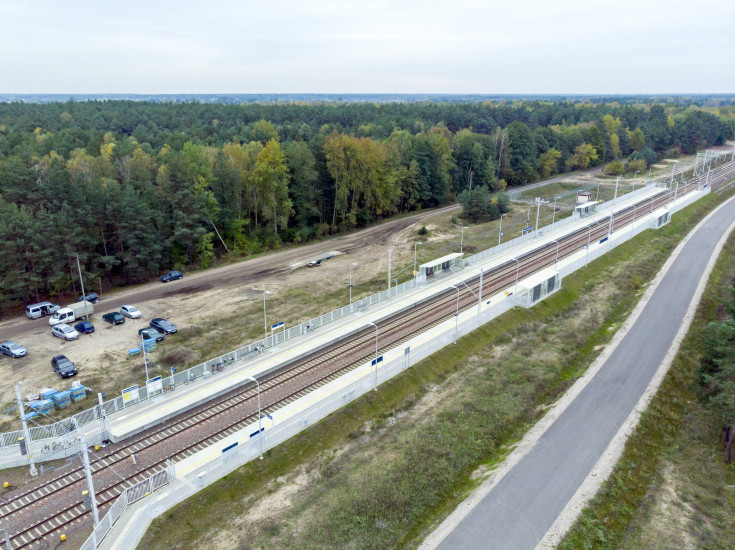 E75, Rail Baltica, CEF, nowy przystanek, Sadowne Węgrowskie