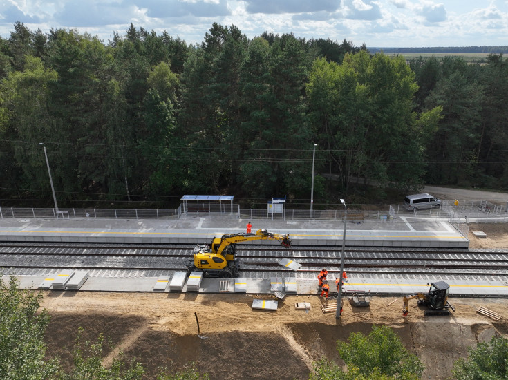 nowy przystanek, nowy peron, LK26, Borowino