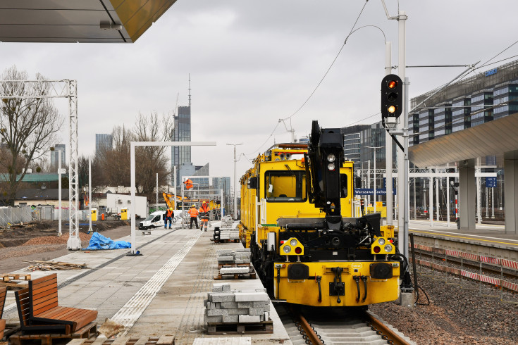 Warszawa Zachodnia, linia średnicowa, warszawska linia średnicowa, Budimex, WWK, nowy peron