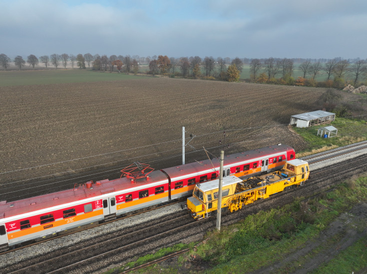 PUN, maszyna, LK204, prace na stacji kolejowej