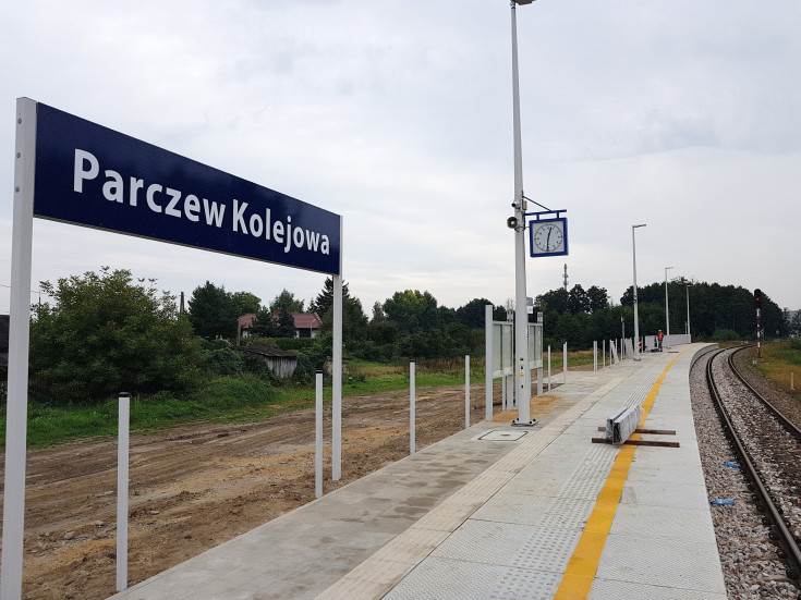 nowy przystanek, nowa infrastruktura, LK30, Parczew Kolejowa