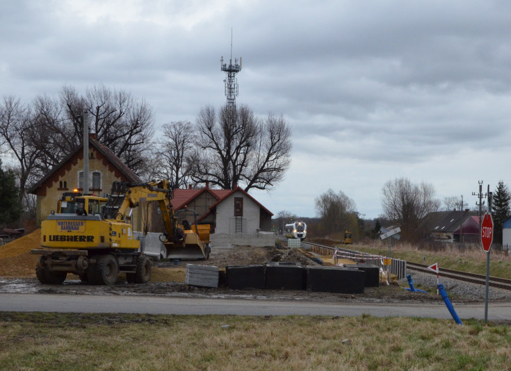 nowy przystanek, prace budowlane, nowa infrastruktura, Strzelce Świdnickie