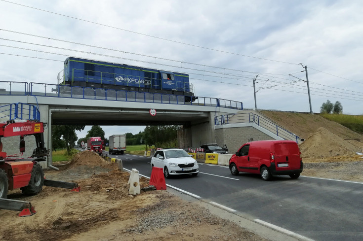 wiadukt, CMK, lokomotywa, LK4, próba obciążeniowa, auto