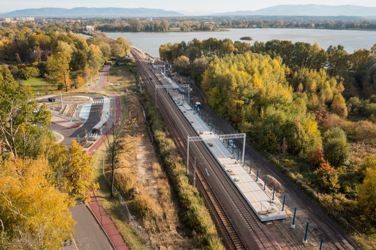 peron, CEF, Śląsk, Czechowice-Dziedzice, nowy  most, Zabrzeg, Goczałkowice-Zdrój