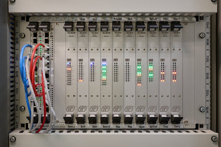 SRK, urządzenie SRK, system komputerowy, nowy system sterowania ruchem kolejowym, KPO, Częstochowa Rząsawa, digitalizacja, urządzenie