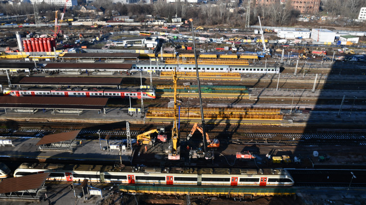 Warszawa Zachodnia, warszawski węzeł kolejowy, linia średnicowa, warszawska linia średnicowa, Budimex