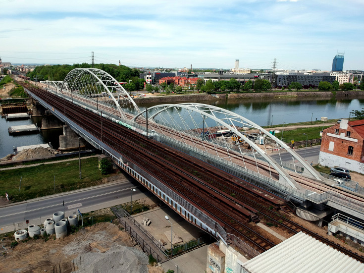 Kraków, E30, Kraków Główny Towarowy, Rudzice, nowa infrastruktura, otwarcie mostu kolejowego