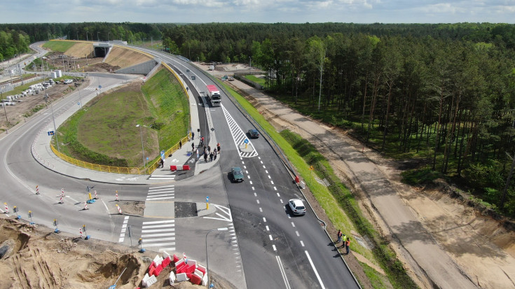 Rail Baltica, wiadukt drogowy, Topór, nowy wiadukt drogowy