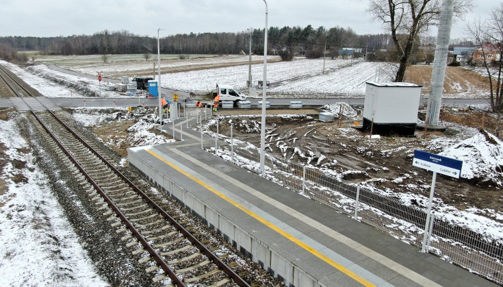 nowy przystanek, prace budowlane, nowa infrastruktura, LK30, Program Przystankowy, Aleksandrów