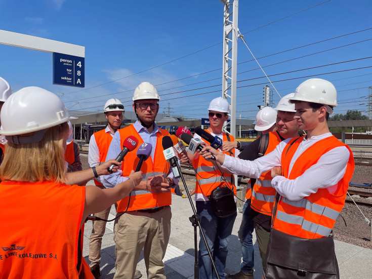 stacja, Warszawa Zachodnia, briefing prasowy, Jakubowski Karol