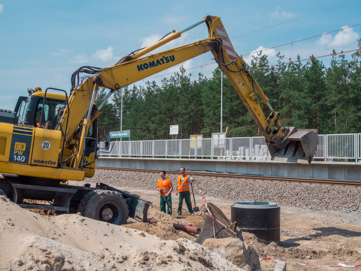 Sadowne, E75, Rail Baltica, CEF, Sadowne Węgrowskie