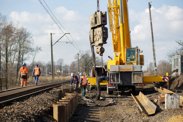 Trzebinia, prace budowlane, Oświęcim, LK93, Czechowice-Dziedzice